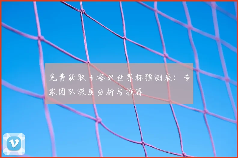免费获取卡塔尔世界杯预测表：专家团队深度分析与推荐